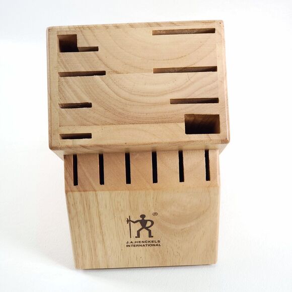 J.A. Henckels International 14 Slot Knife Wood Block 13550-200 Holder Countertop - Picture 2 of 9